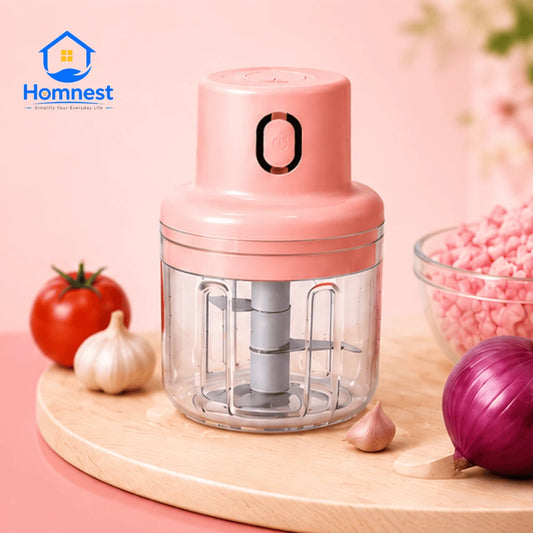 USB electric garlic chopper and mini food processor
